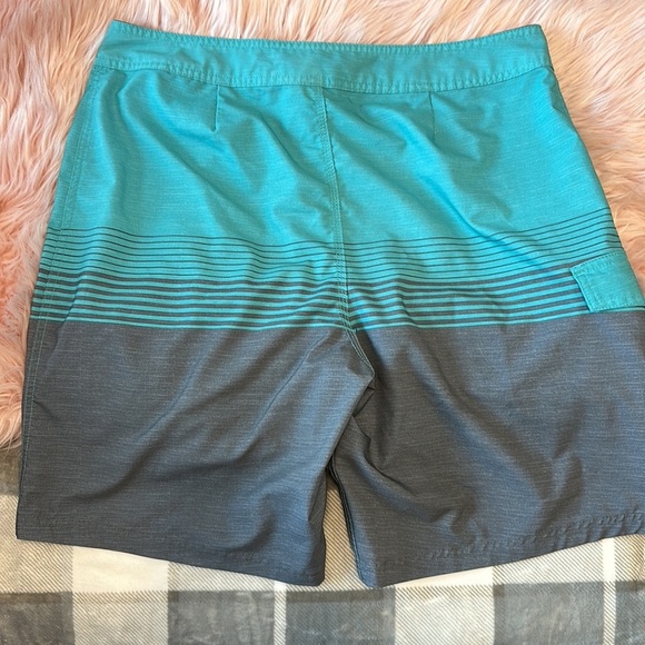 Trinity Board Shorts Teal Blue Swim Surf Trunks 36 - Picture 4 of 6